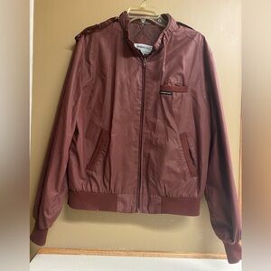 Vintage 1980’s Members Only Maroon Jacket Retro/Cool Cat